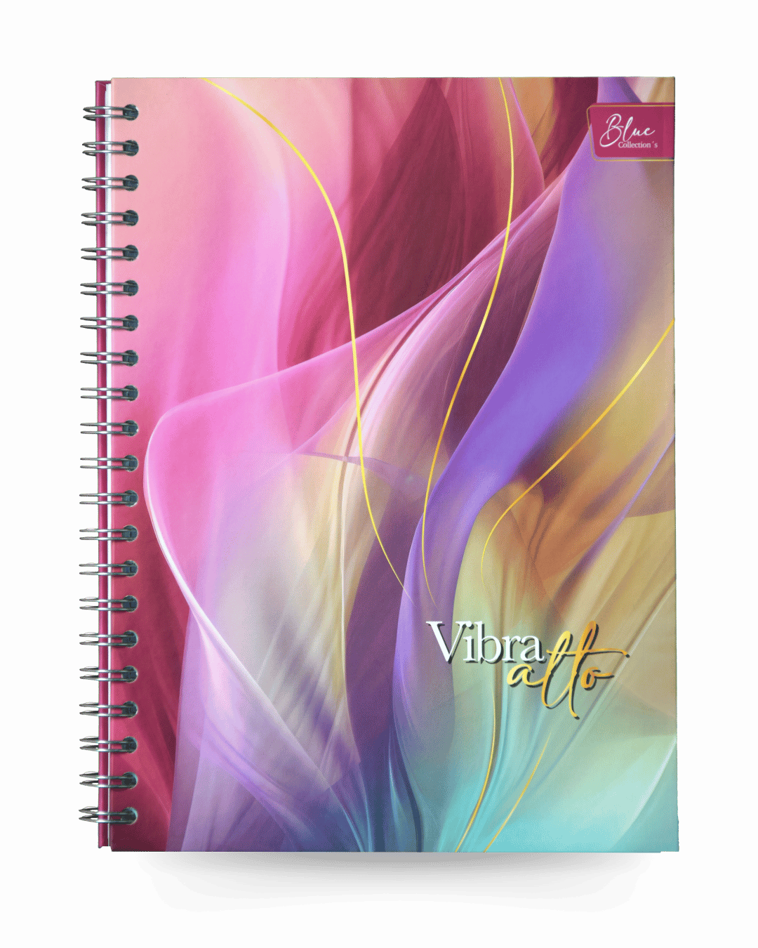 Cuaderno Argollado Grande 5 Materias Vibra alto