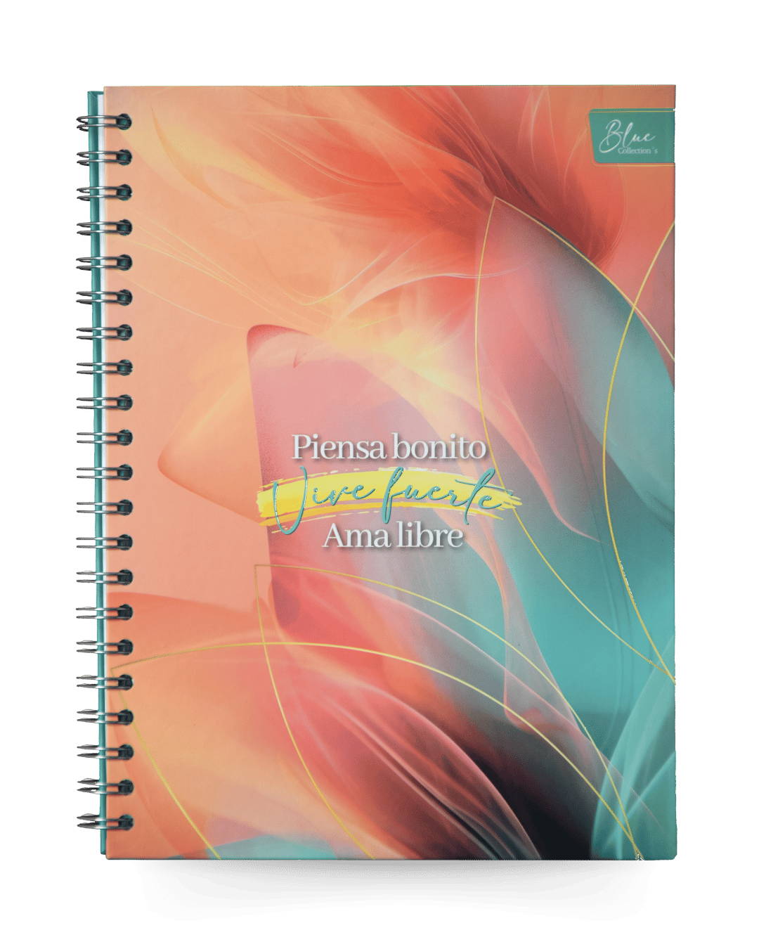Cuaderno Argollado Grande 5 Materias Piensa Bonito