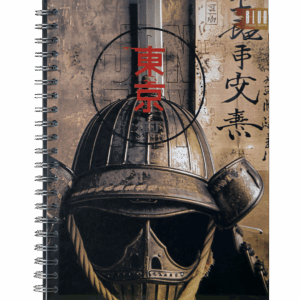 Cuaderno Argollado Grande 5 Materias Samurai