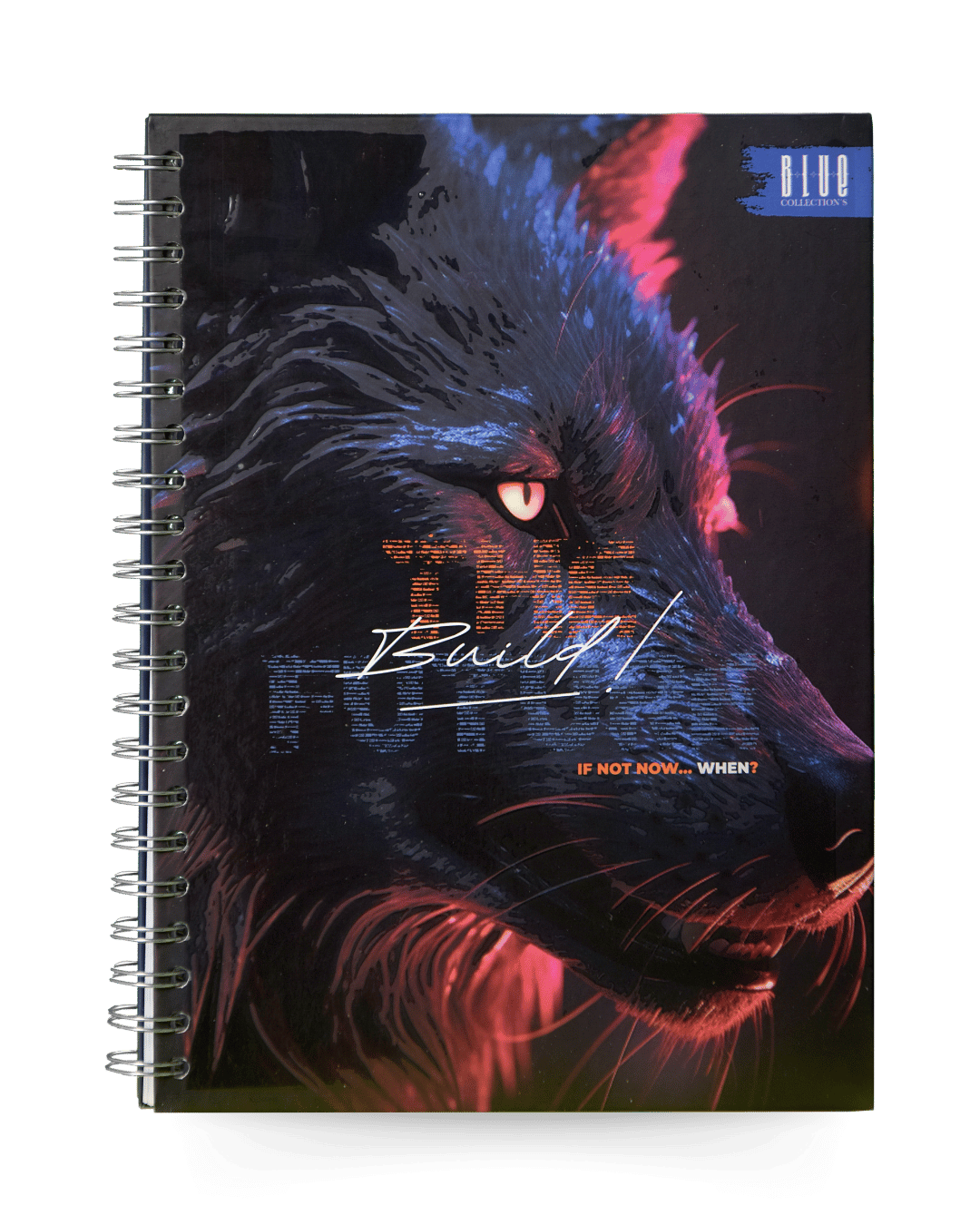 Cuaderno Argollado Grande 5 Materias The future