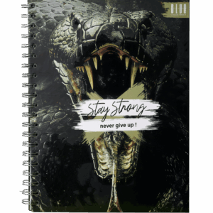 Cuaderno Argollado Grande 5 Materias Stay Strong