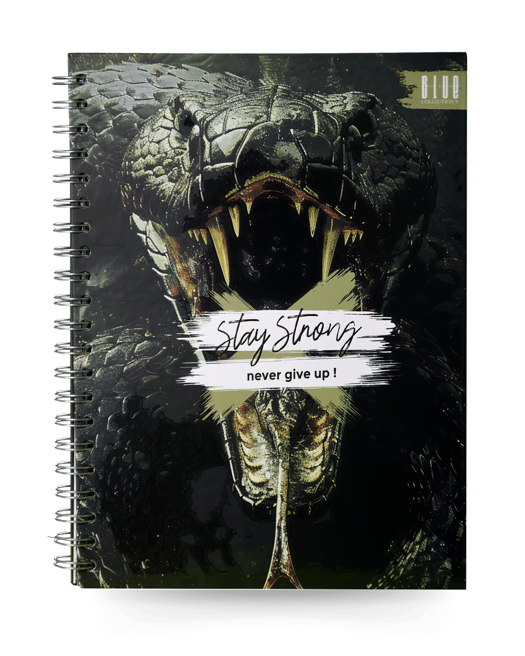 Cuaderno Argollado Grande 5 Materias Stay Strong