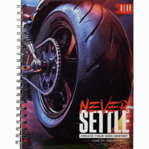 Cuaderno Argollado Grande 5 Materias Never settle