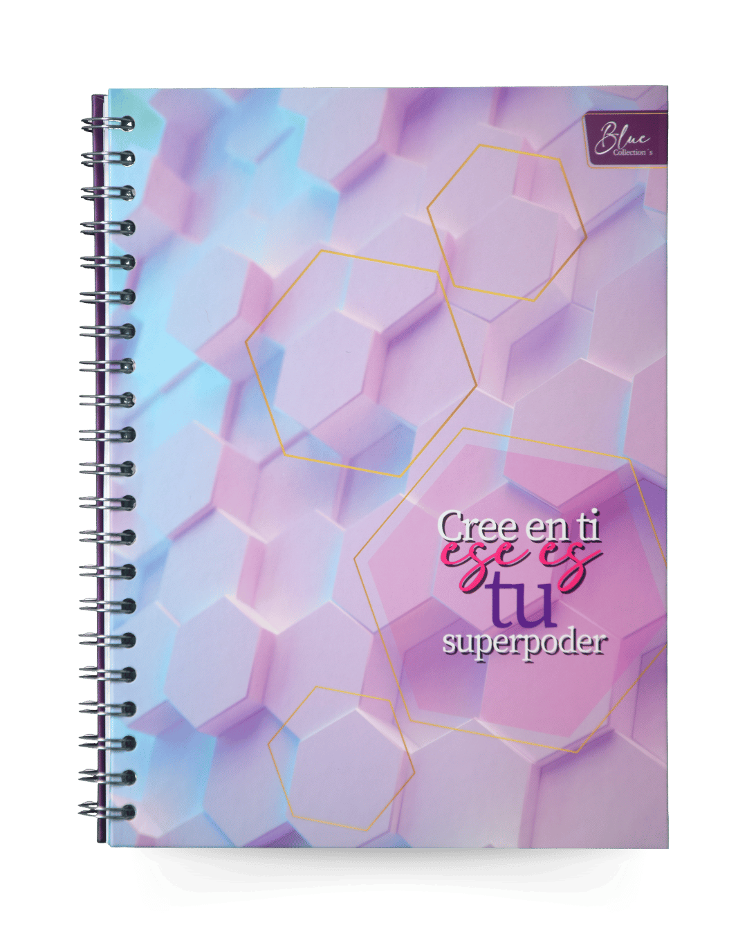 Cuaderno Argollado Grande 5 Materias Cree en ti