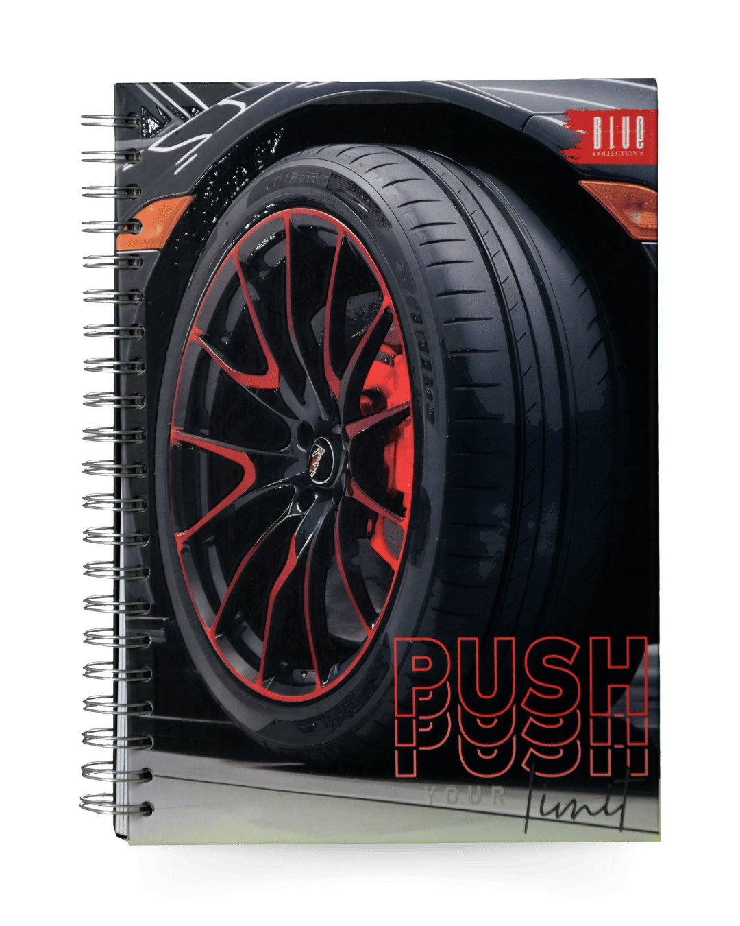 Cuaderno Argollado Grande 7 Materias Push