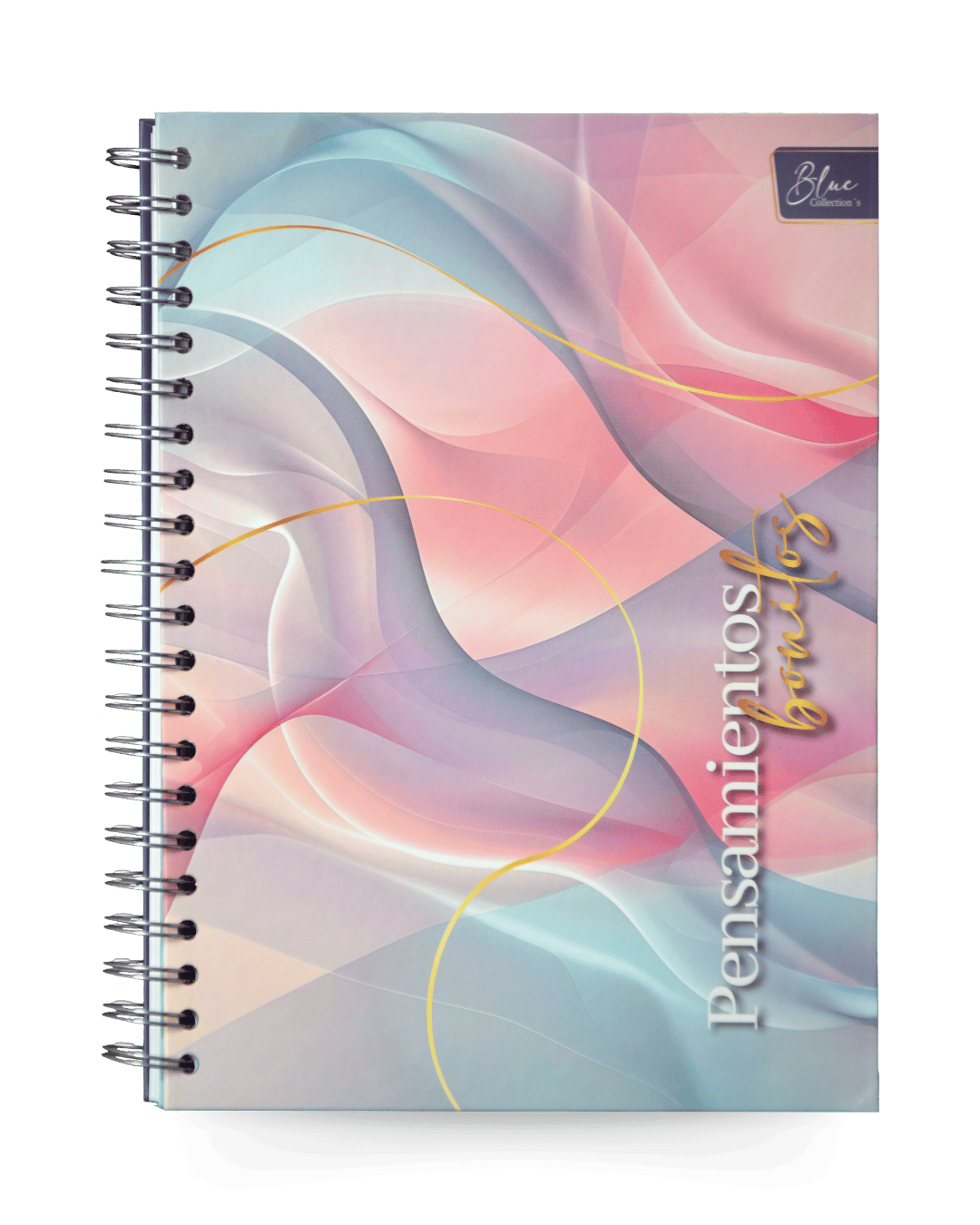 Cuaderno Argollado Grande 7 Materias Pensamientos Gratos