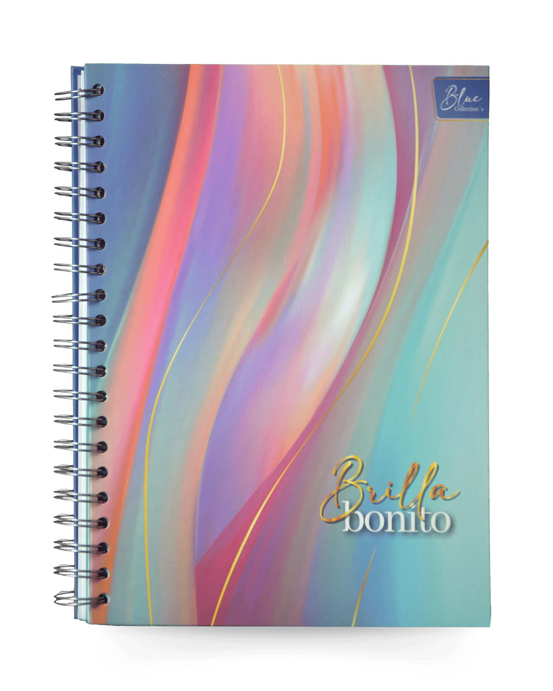 Cuaderno Argollado Grande 7 Materias Brilla Bonito