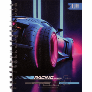 Cuaderno Argollado Mediano Racing Speed