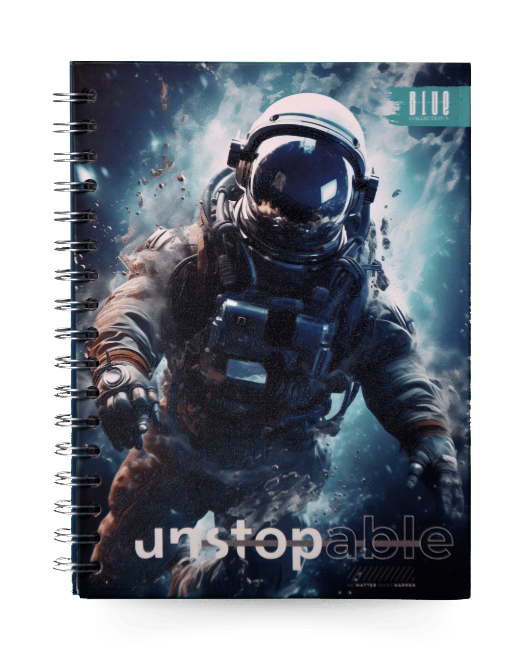 Cuaderno Argollado Mediano 5 Materias Unstoppable