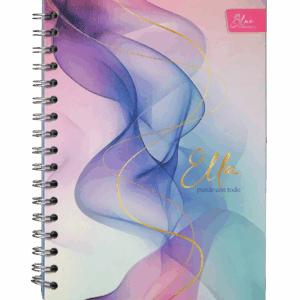 Cuaderno Argollado Mediano 5 Materias Ella puede con todo