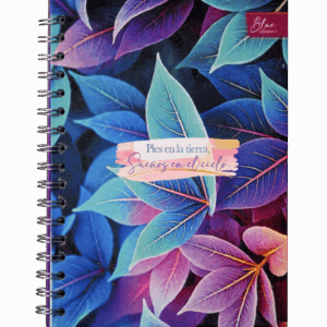 Cuaderno Argollado Mediano 5 Materias Pies en la tierra, sueños en el cielo