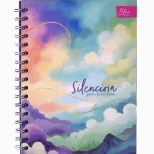 Cuaderno Argollado Mediano 5 Materias Silenciosa pero poderosa